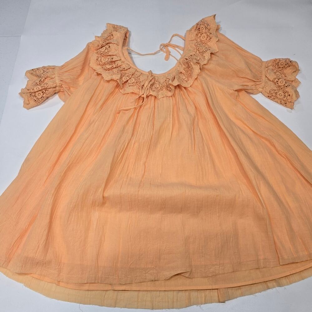 Tularosa Crawford Dress in Cantaloupe Orange XS - Picture 2 of 12